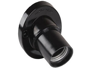 Патрон E27 настенный угловой 76х70х38mm карболитовый черный [EPK13-04-02-K01] Пкб27-04-К31 UEC