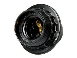 Патрон E27 с гайкой 53х45mm бакелитовый черный [s9100008] e.lamp socket with nut.e27.bk.black E.NEXT