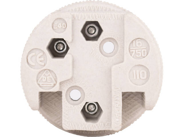 Патрон E40 70х40mm керамический [s9100056] e.lamp socket.Е40.cer E.NEXT - Фото 2