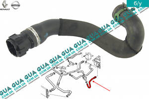 Патрубок / шланг от предворительного подогреву к радиатору печки ( трубка ) 8200026113 Nissan / НИССАН KUBISTAR 1997-200