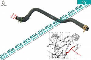 Патрубок / шланг системы охлаждения ( трубка от термостата к расширительному бачку ) 7700430190 Renault / РЕНО KANGOO 19