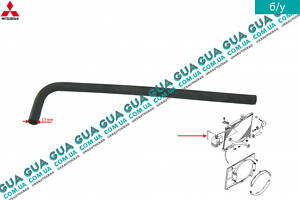 Патрубок / шланг системы охлаждения ( трубка расширительного бачка ) MR450830 Mitsubishi / МИТСУБИСИ PAJERO III 2000-200