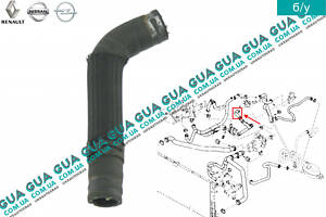 Патрубок / шланг системы охлаждения (трубка от термостата к подогреву ) 8200413837 Nissan / НИССАН PRIMASTAR 2000- / ПРИ