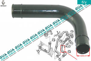 Патрубок ( трубка ) интеркулера от турбины к радиатору 8200164890 Renault / РЕНО ESPACE IV / ЭСПЭЙС 4, Renault / РЕНО LA