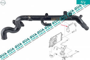 Патрубок/трубка системи охолодження (метал) 55213896 Opel/ОПЕЛЬ ASTRA H 2004-2014/АСТРА 04-14, Opel/ОПЕЛЬ ZAFIR