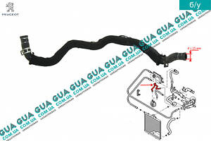 Патрубок / трубка системы охлаждения ( щланг от масляного радиатора / теплообменника к термостату ) 1307RR Citroen / СИ
