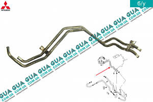 Патрубок/трубка заднього обігрівача печі MN173438 Mitsubishi/МИТСУБІСІ PAJERO III 2000-2006/ПАДЖЕРО 3 00-06