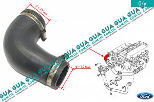 Патрубок интеркулера от турбины к коллектору 1C1Q9351BC Ford / ФОРД TRANSIT 2000-2006 / ТРАНЗИТ 00-06