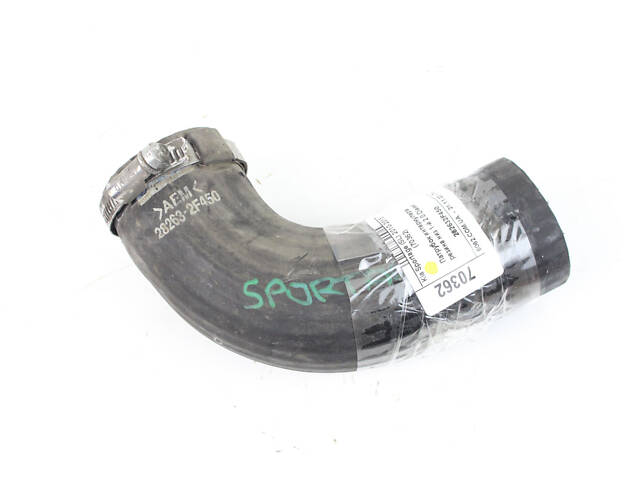 Патрубок интеркулера резина низ 1-й 2.0 Diesel Kia Sportage (SL) 2010-2015 282632F450