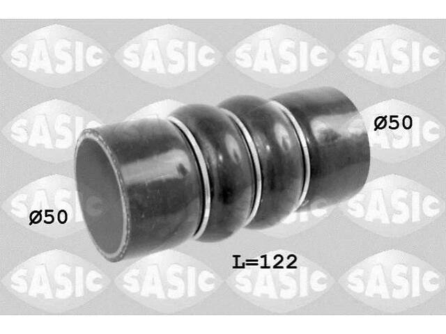 Патрубок інтеркуллера (резиновый) 1.8 SASIC 3336049 Ford Transit 1201165, 2T1Q6N650AB - Фото 1