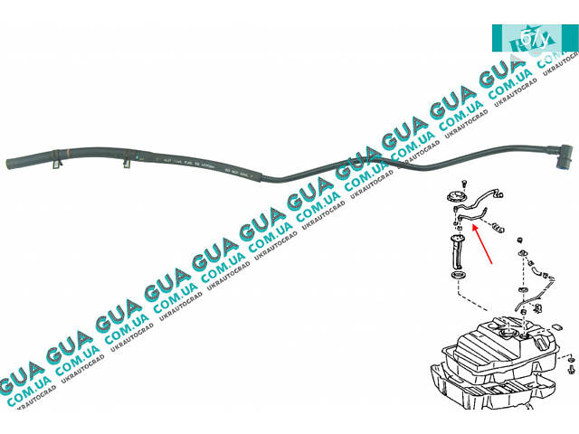 Патрубок топливной системы ( трубка ) 7720460010 Toyota / ТОЙОТА HILUX III 2007-, Toyota / ТОЙОТА LAND CRUISER 2000-, To