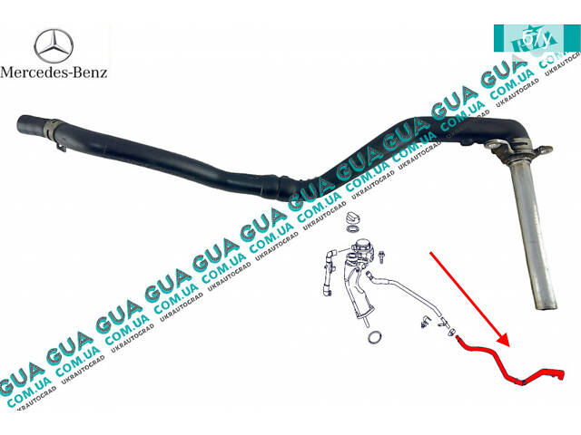 Патрубок вентиляции картерных газов ( шланг / трубка ) A6680180582 Mercedes / МЕРСЕДЕС A-CLASS 1997-2012 / А-КЛАСС, Merc