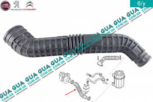 Патрубок воздушного фильтра ( к турбине ) 1313440080 Citroen / СИТРОЭН JUMPER 1994-2002 / ДЖАМПЕР 1, Citroen / СИТРОЭН J