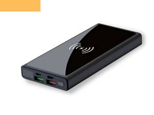 Павербанк внешний аккумулятор XPRO PR141 10000mAh PD20W+QC22.5W Wireless с индикацией зарядки черный (32739-01_710)