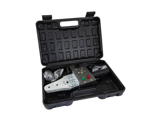 Паяльник для пластикових труб MASTERTOOL 20-32 мм 800 Вт/220 V/50 Hz 0-300°С IP44 LED-індикація пластиковий кейс ППТ800 - Фото 4