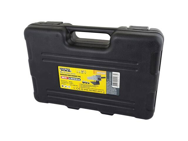 Паяльник для пластикових труб MASTERTOOL 20-32 мм 800 Вт/220 V/50 Hz 0-300°С IP44 LED-індикація пластиковий кейс ППТ800 - Фото 5