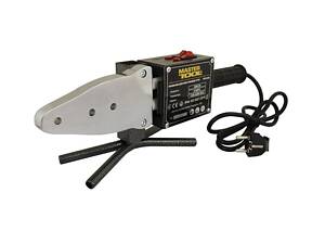Паяльник для пластиковых труб MASTERTOOL GM 20-63 мм 2 режима 1100-2200 Вт/220 V/50 Hz 0-300°С IP44 LED (ППТ2200)