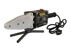 Паяльник для пластиковых труб MASTERTOOL GM 20-63 мм 2 режима 1100-2200 Вт/220 V/50 Hz 0-300°С IP44 LED (ППТ2200)