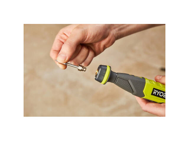 Паяльник електричний Ryobi RSI4-120G акумуляторний, USB, Lithium 4V 2Ah, 460°С, підсвічування (5133006146) - Фото 6