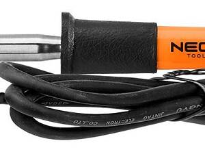 Паяльник електричний Neo Tools 60Вт 450°C нікельована мідь (19-156)