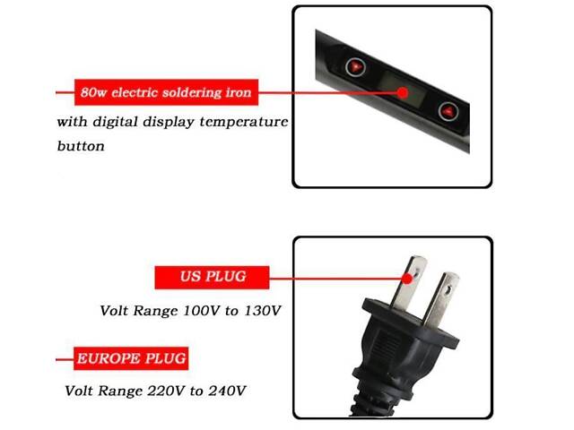 Паяльный набор GUT electric soldering iron set - Фото 5