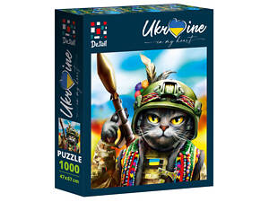 Пазл - 1000 елм. «Кіт-гранатометник» DT1000-08 Vladi Toys