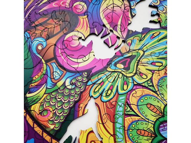 Пазл А3 Кішка 420х488мм 208 елементів у дерев'яній коробочці - Фото 8