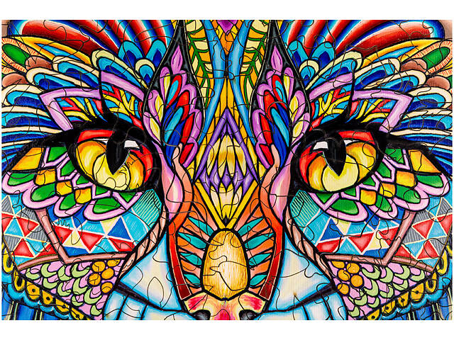 Пазл А3 Кіт 190 елемента 450х310 мм з натурального дерева. - Фото 4