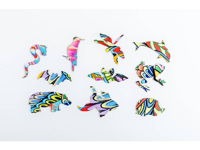 Пазл А3 Кіт 190 елемента 450х310 мм з натурального дерева. - Фото 5