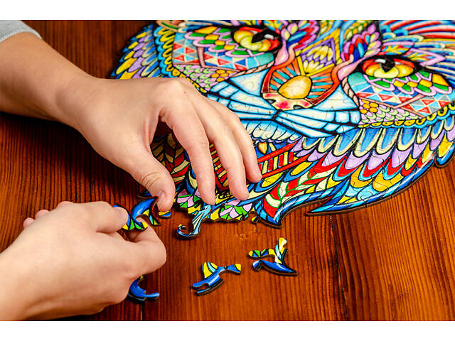 Пазл А3 Кіт 190 елемента 450х310 мм з натурального дерева. - Фото 9