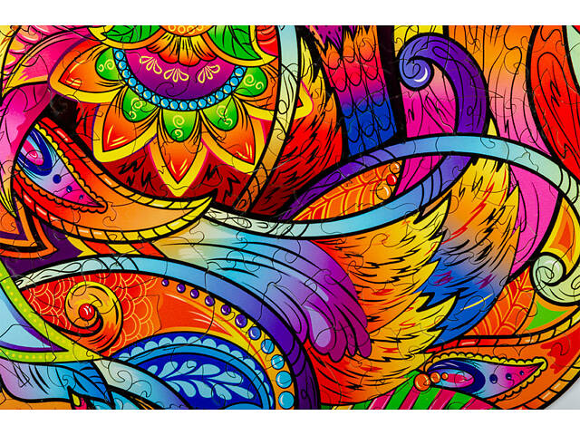 Пазл А3 Лисиця 38х48 см з дерева на 167 фігурних елементів у подарунковій коробочці - Фото 9