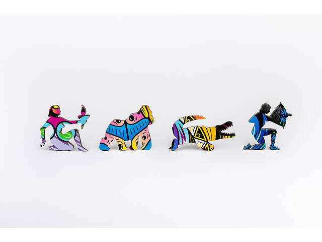 Пазл А3 Панда 217 фігурних елементів у подарунковій упаковці 36.3х35 см - Фото 4