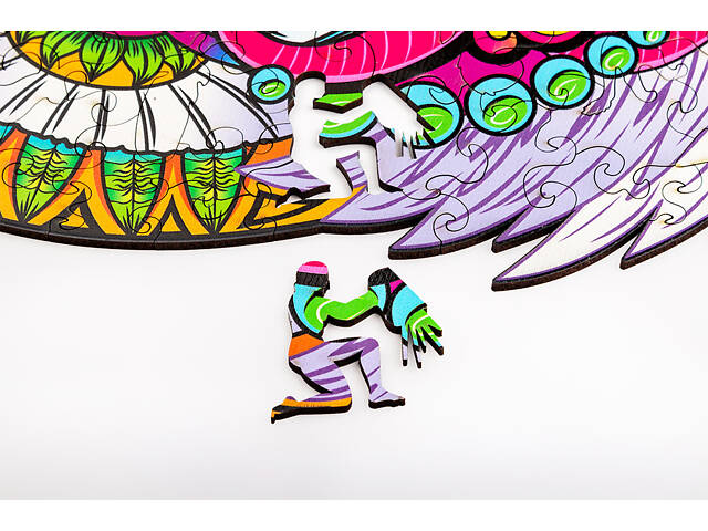 Пазл А3 Панда 217 фігурних елементів у подарунковій упаковці 36.3х35 см - Фото 5