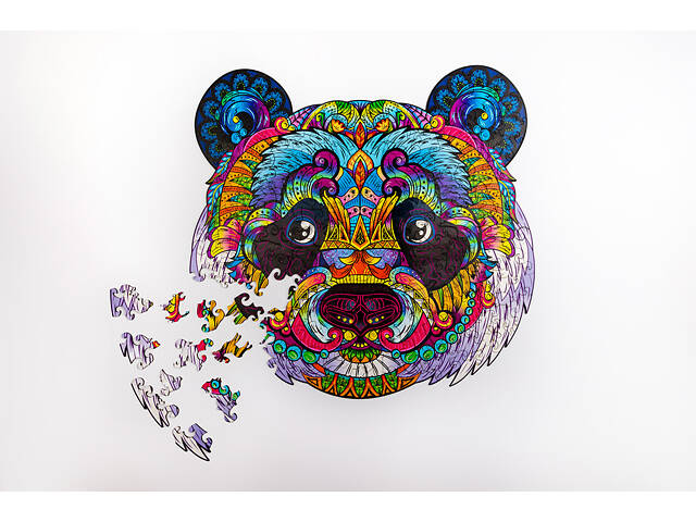 Пазл А3 Панда 217 фігурних елементів у подарунковій упаковці 36.3х35 см - Фото 7