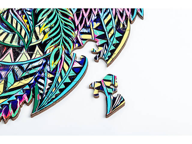 Пазл А3 пазл Вовк з дерева 183 фігурні елементи 47.4х30.4 см у подарунковій коробці - Фото 8