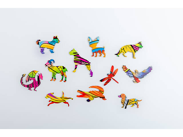 Пазл А3 з дерева Йорк 172 фігурні елементи 30.5х46 см у подарунковій коробочці - Фото 3