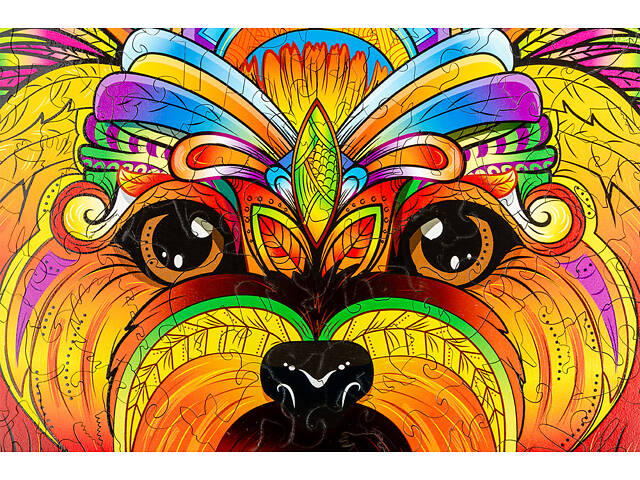 Пазл А3 з дерева Йорк 172 фігурні елементи 30.5х46 см у подарунковій коробочці - Фото 5