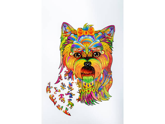 Пазл А3 з дерева Йорк 172 фігурні елементи 30.5х46 см у подарунковій коробочці - Фото 7