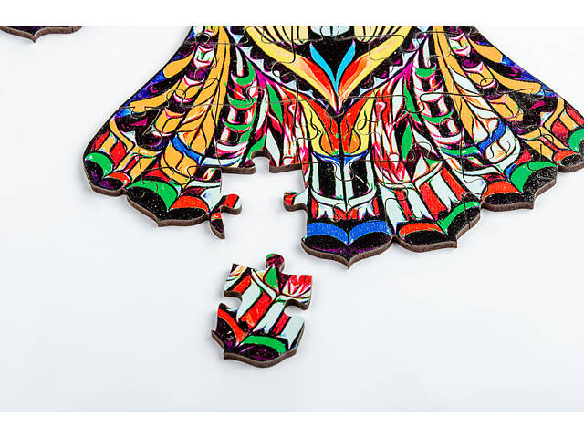 Пазл А3 Сова 155 елементів із натурального дерева в подарунковій коробці - Фото 4