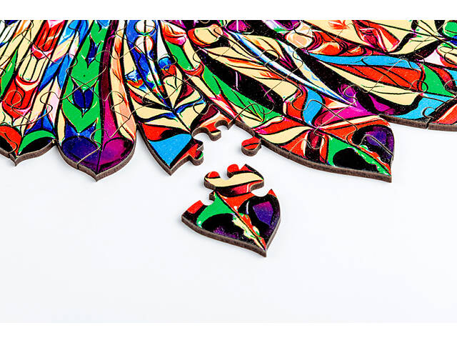 Пазл А3 Сова 155 елементів із натурального дерева в подарунковій коробці - Фото 5