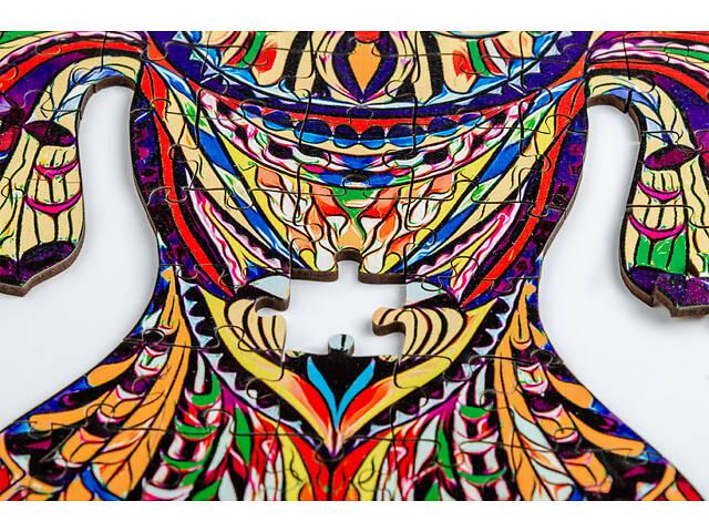 Пазл А3 Сова 155 елементів із натурального дерева в подарунковій коробці - Фото 9