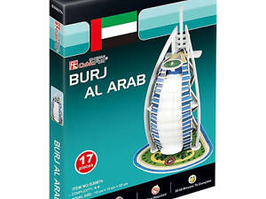 Пазл Cubic Fun 3D Бурдж-эль-Араб мини (S3007h)