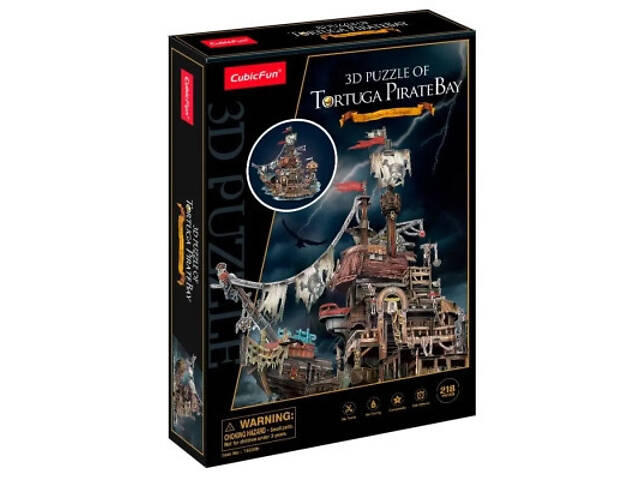Пазл Cubic Fun 3D Піратський корабель Тортуга (T4039h) - Фото 1