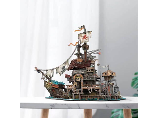 Пазл Cubic Fun 3D Піратський корабель Тортуга (T4039h) - Фото 4