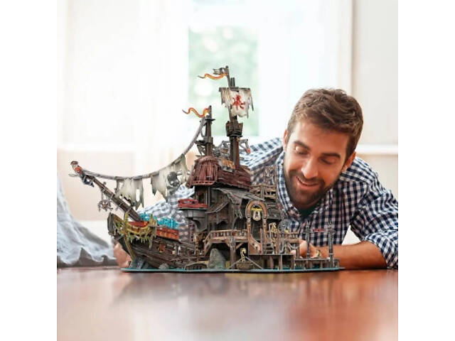 Пазл Cubic Fun 3D Піратський корабель Тортуга (T4039h) - Фото 5