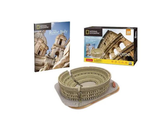 Пазл Cubic Fun Тривимірний конструктор-головоломка National Geographic Колізей (DS0976h) - Фото 3