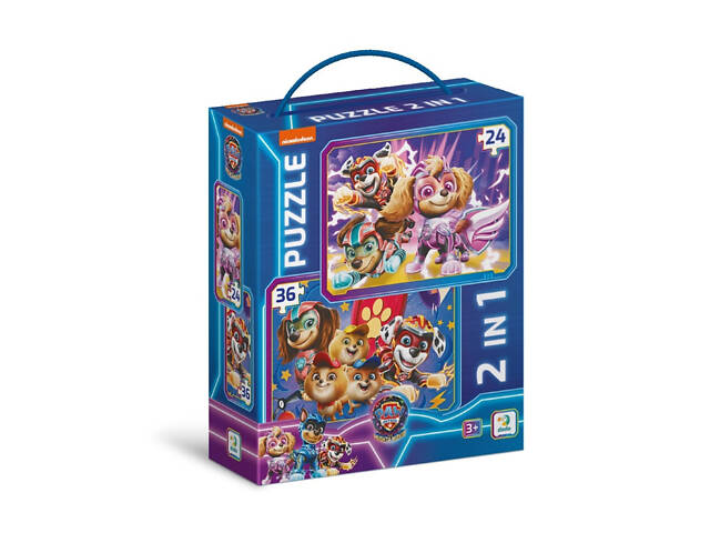 Пазл дитячий 2 в 1 'Зберігаємо світ у безпеці!' 200573, 36 елементів - Фото 1