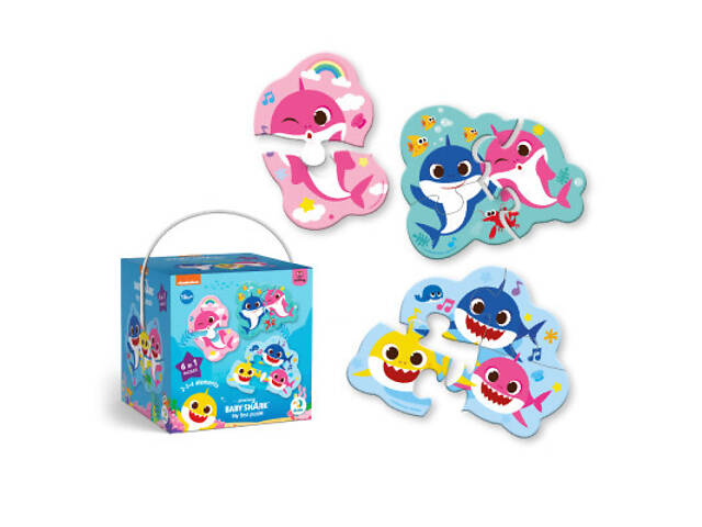 Пазл DoDo 2-3-4 елементи Baby Shark (200587) - Фото 2
