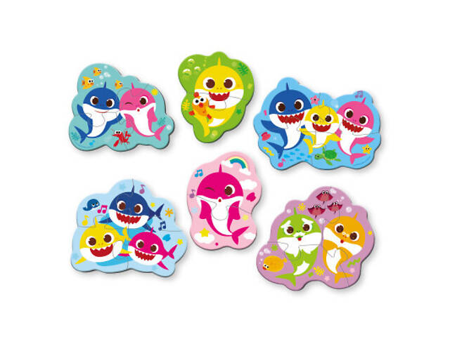 Пазл DoDo 2-3-4 елементи Baby Shark (200587) - Фото 3