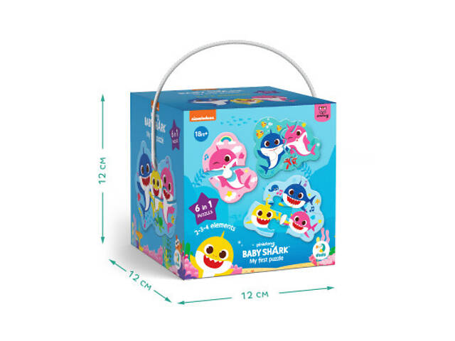 Пазл DoDo 2-3-4 елементи Baby Shark (200587) - Фото 5